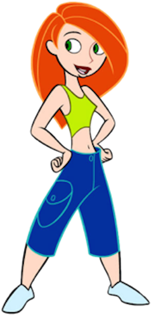 Animated Teenage Heroine PNG Image