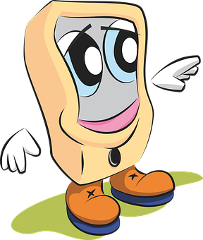 Animated Toaster Character PNG Image