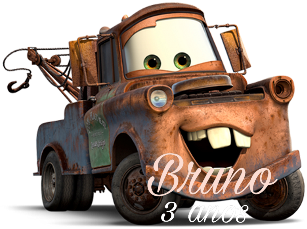 Animated Tow Truck Birthday Celebration PNG Image