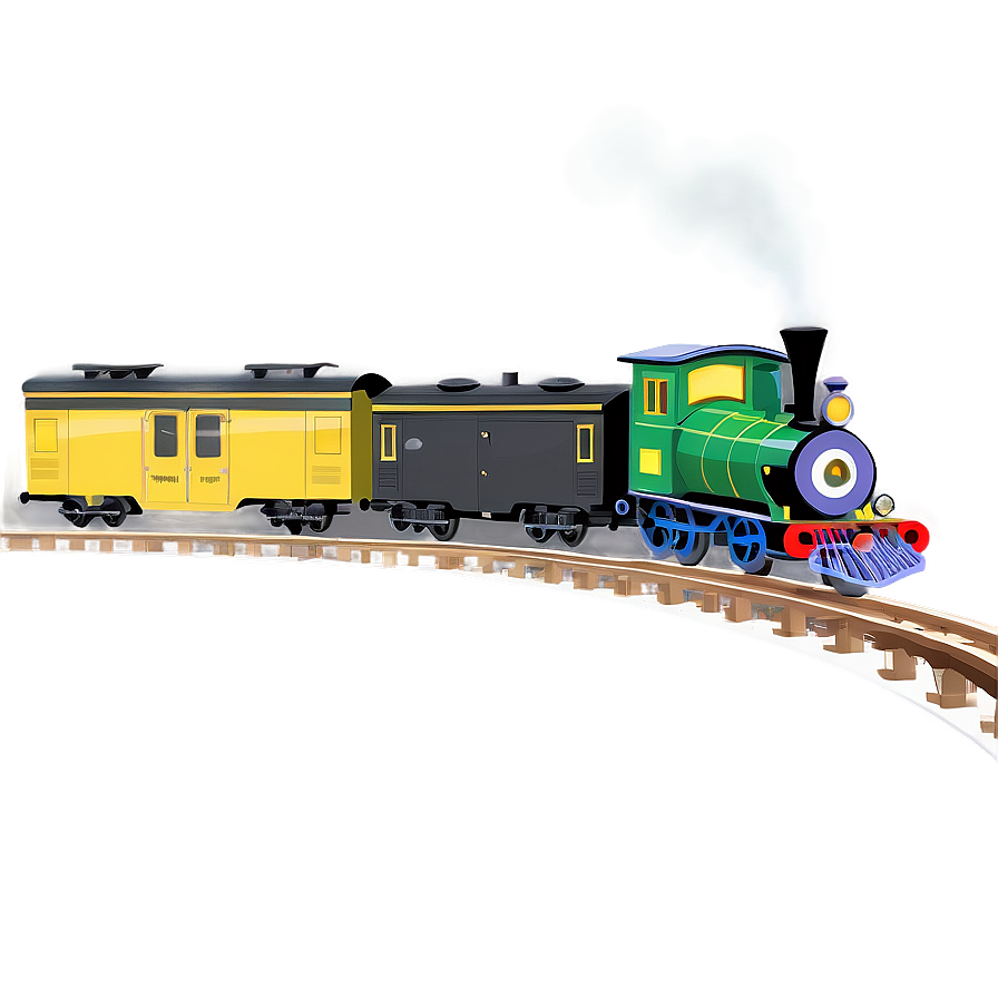 Animated Train Scene Png 05212024 PNG Image