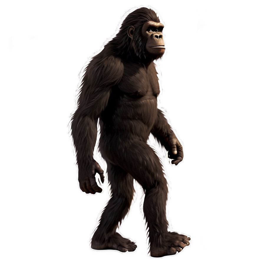 Animated Walking Bigfoot Png 05232024 PNG Image