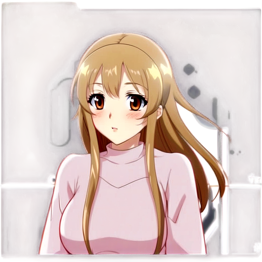 Anime Blush At First Sight Png Swe PNG Image