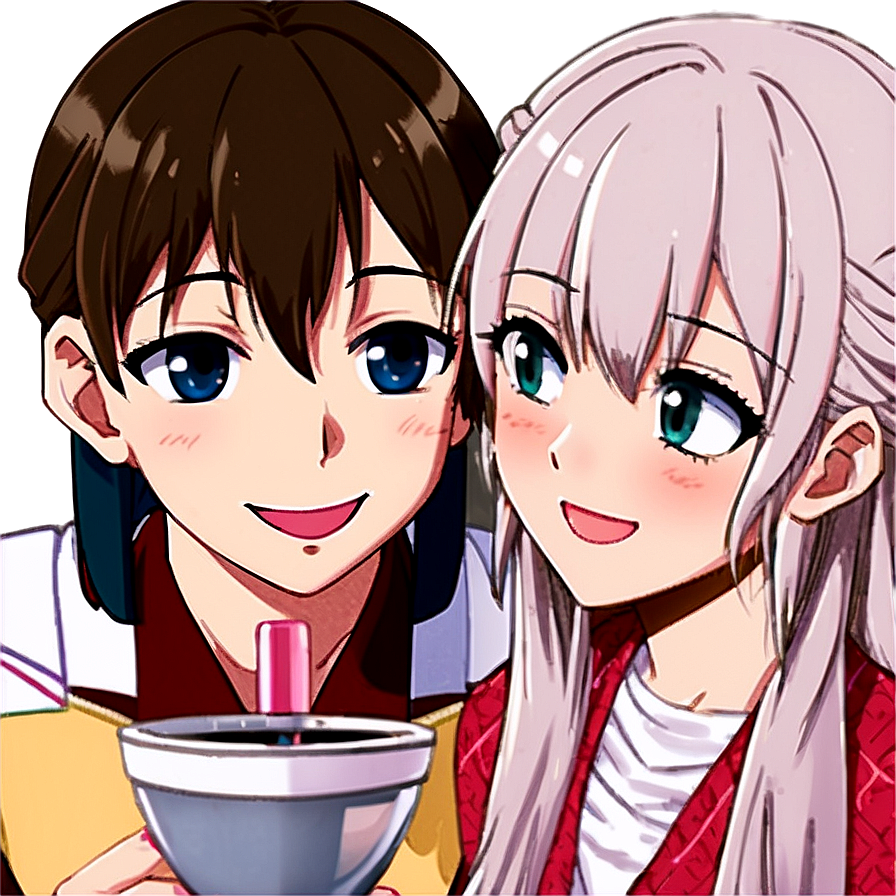 Anime Blush On Date Png 11 PNG Image