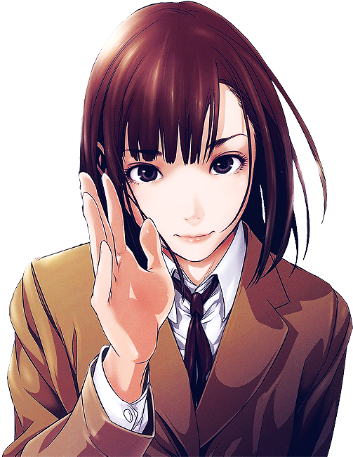 Anime Businesswoman Greeting PNG Image