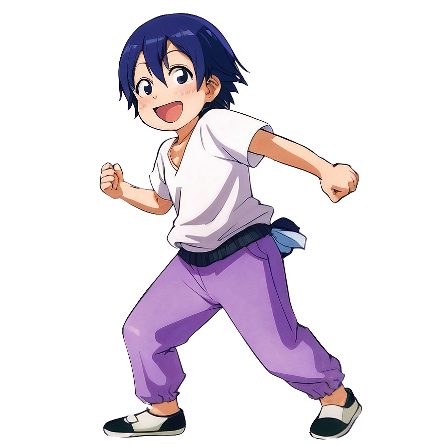 Anime Character Dancing Happily Png Qgh23 PNG Image