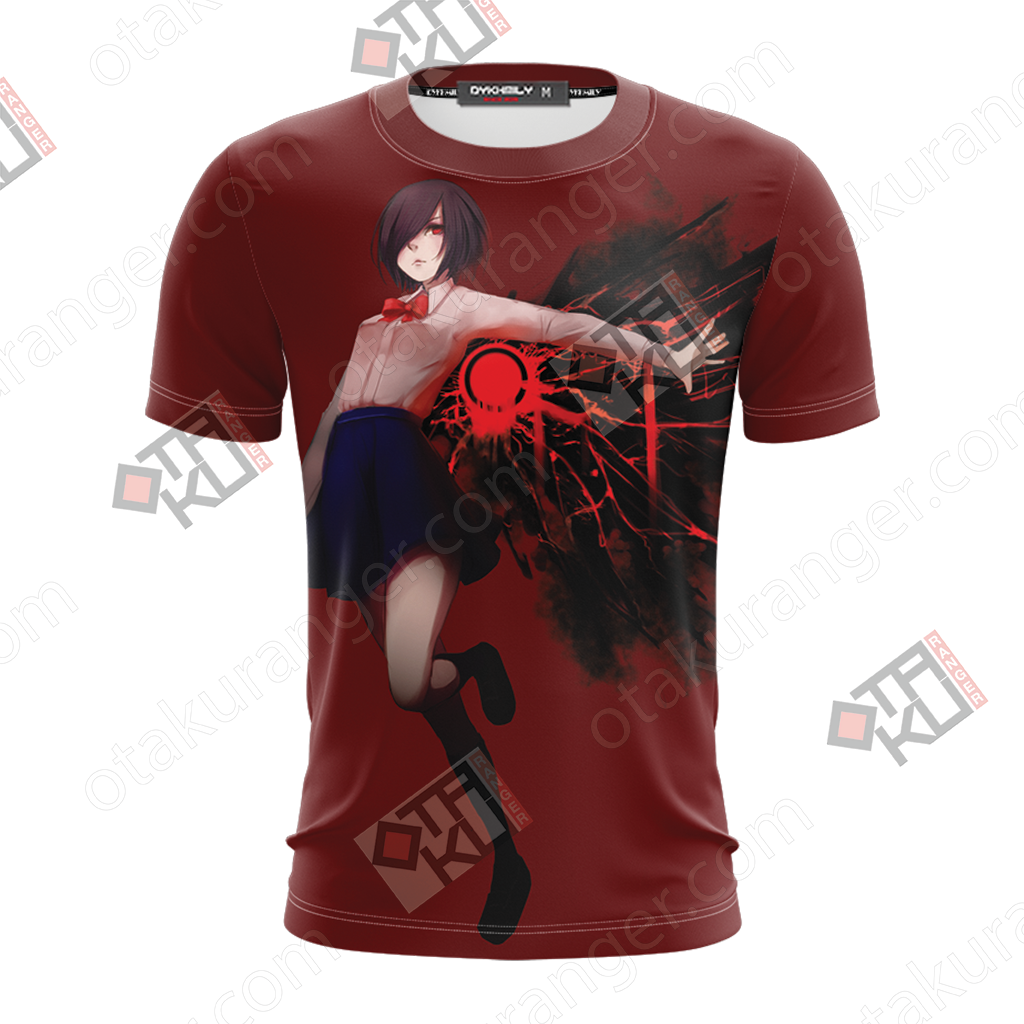 Anime Character Red T Shirt Design PNG Image