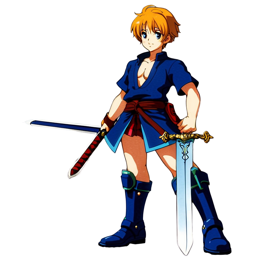 Anime Character With Sword Png 68 PNG Image