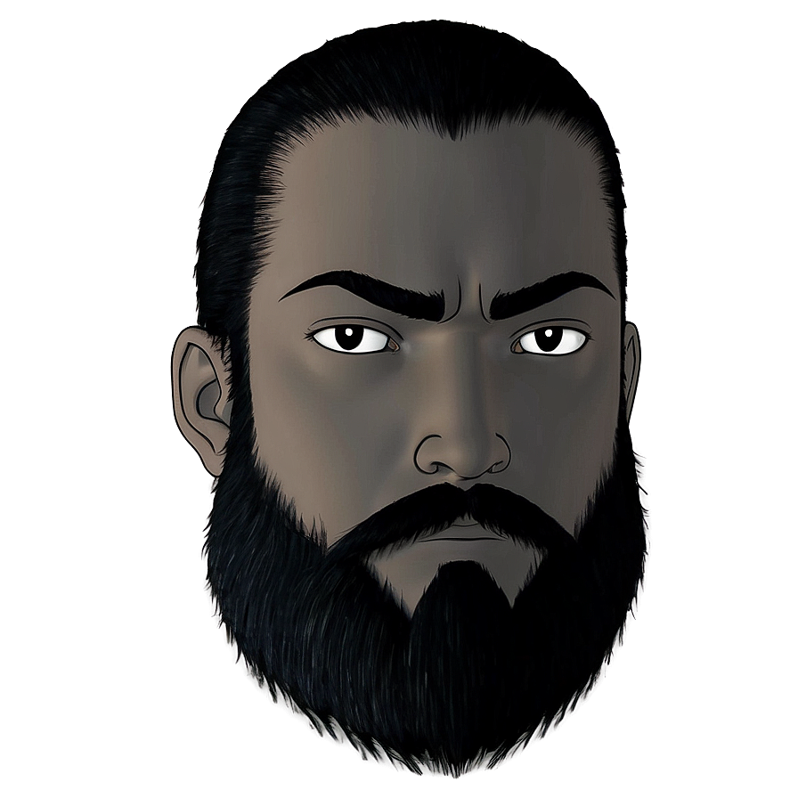 Anime Face With Beard Png Ino PNG Image