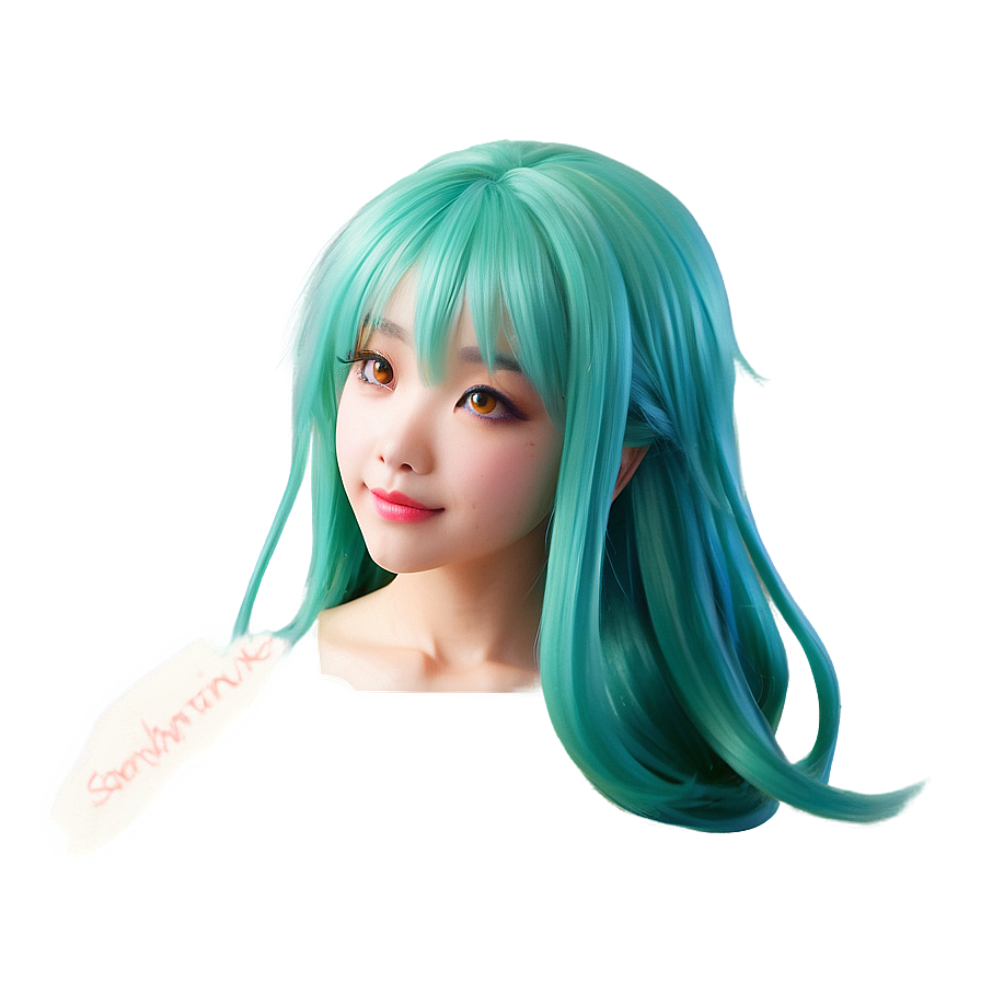 Anime Fan’s Choice: Green Haired Png Download 05232024 PNG Image