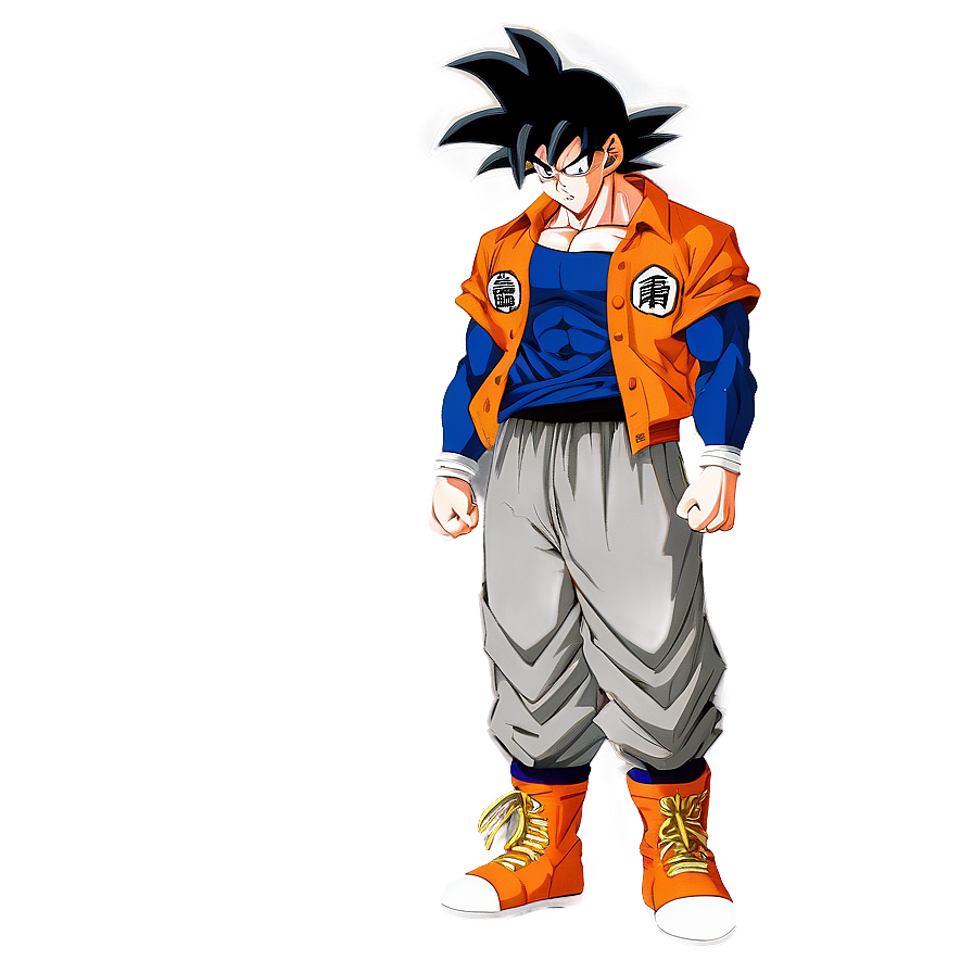 Anime Fashion Goku Drip Png Fkv PNG Image