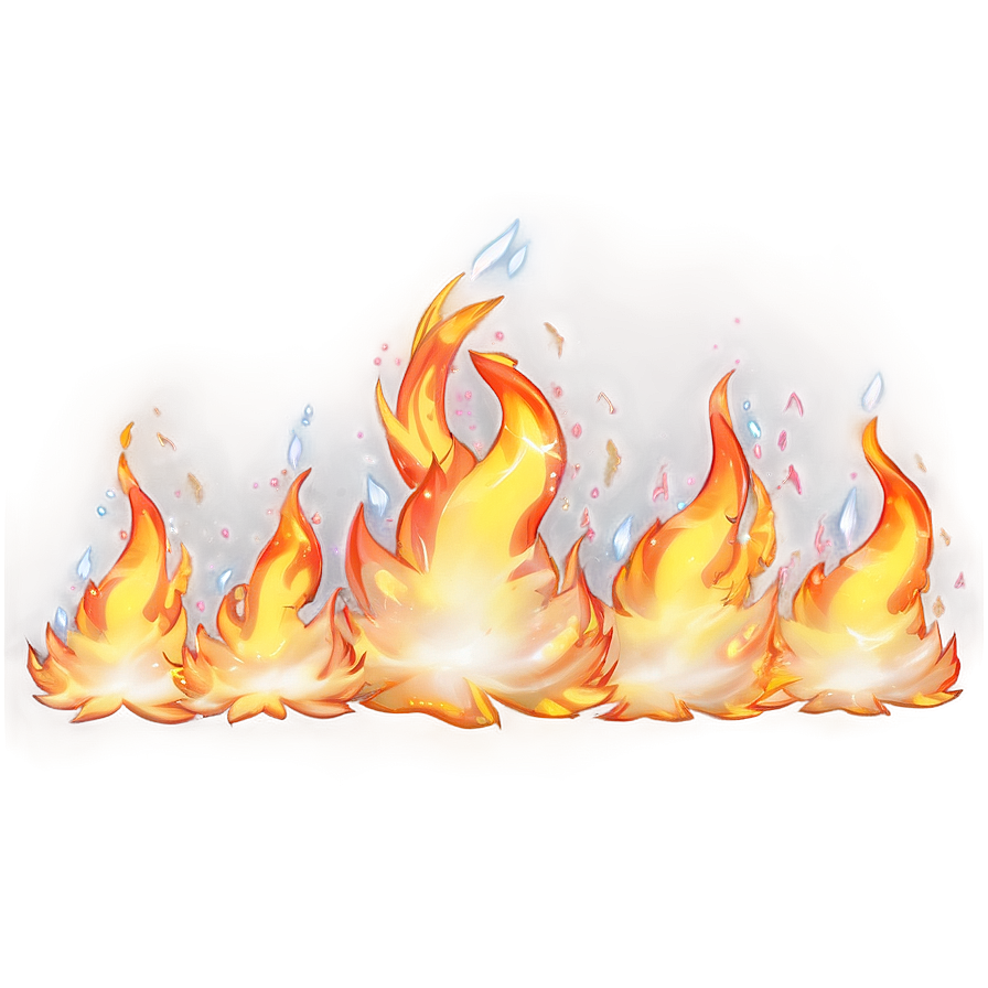 Anime Fire C PNG Image