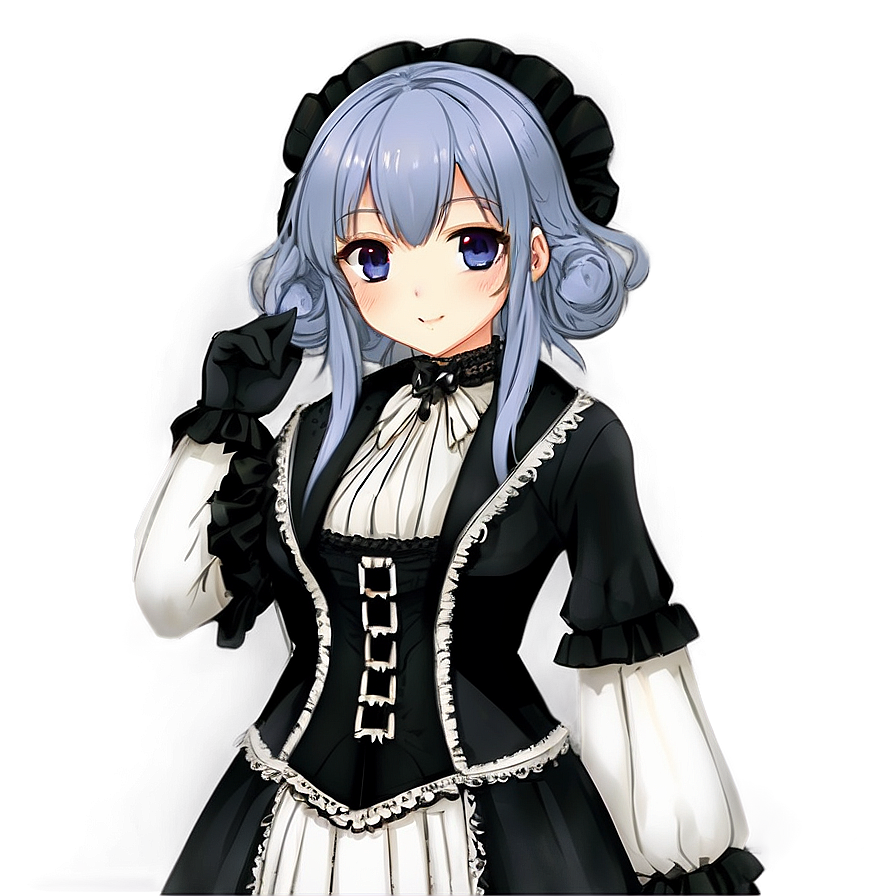 Anime Girl In Victorian Dress Png 05032024 PNG Image