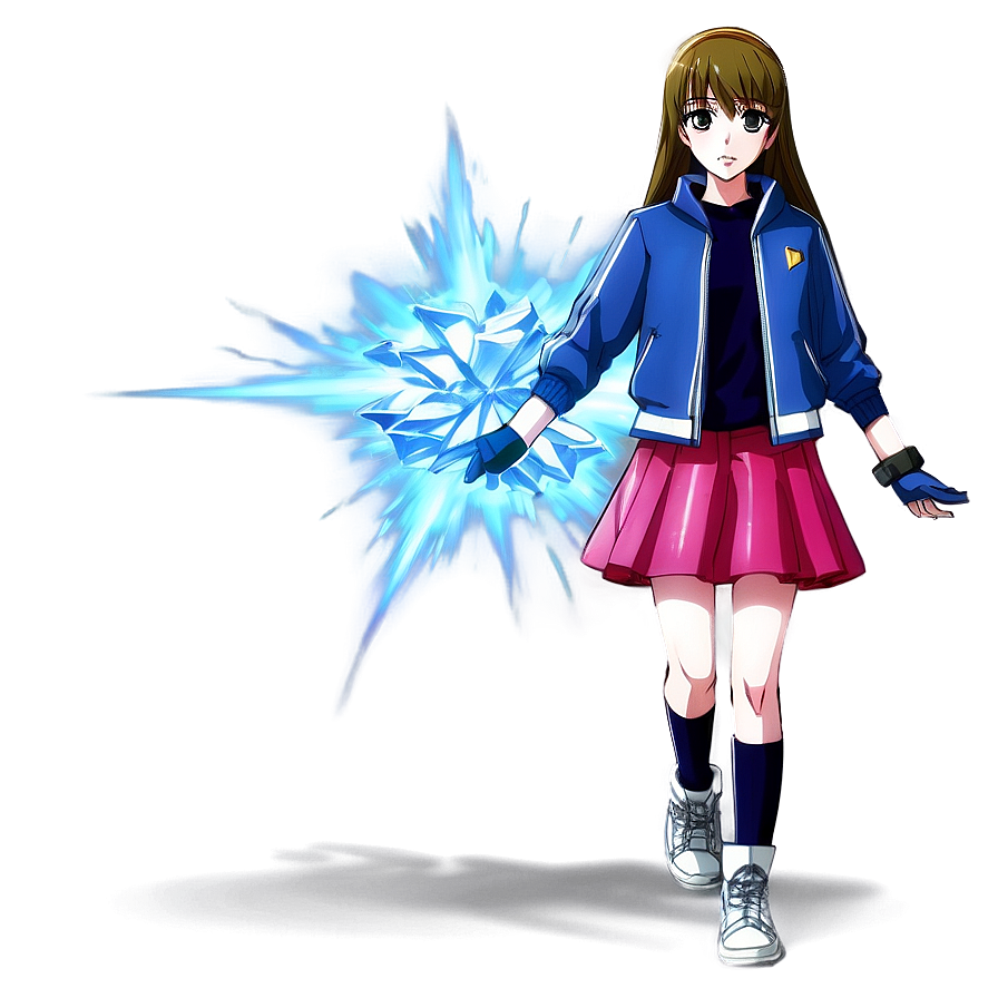 Anime Girl With Ice Powers Png Ubm PNG Image