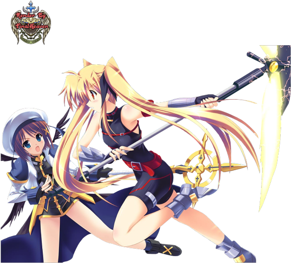 Anime Girls With Weapons PNG Image