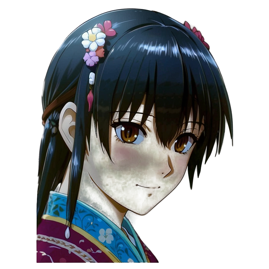 Anime Head In Traditional Clothing Png 06272024 PNG Image