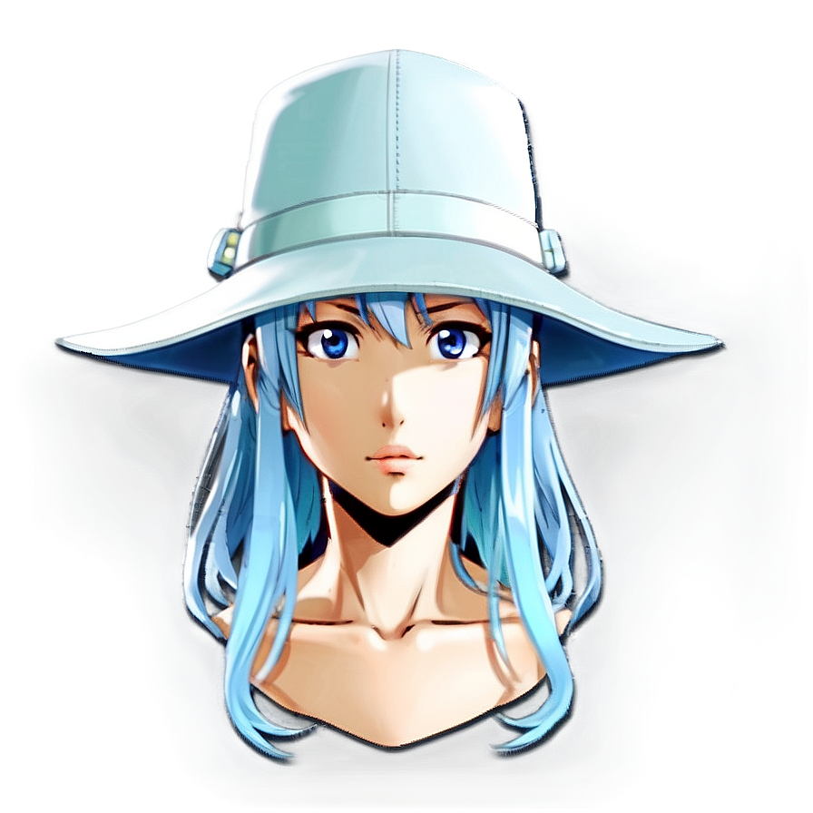 Anime Head With Hat Png Qgj85 PNG Image