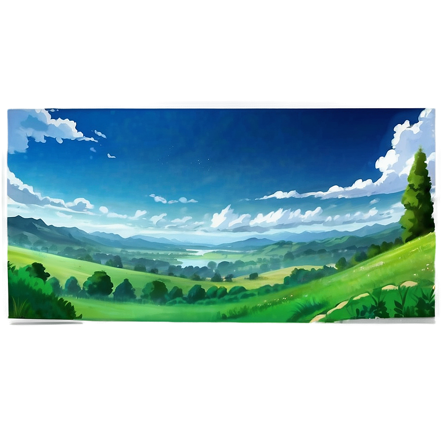 Anime Landscape Backgrounds Png Ayr PNG Image