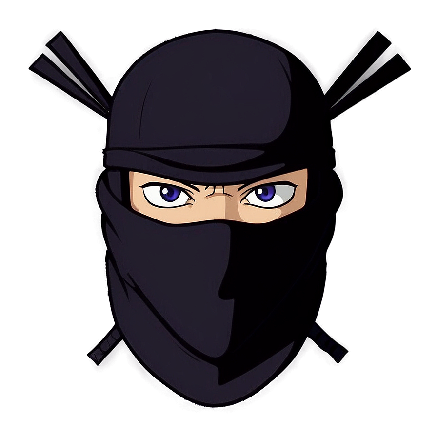 Anime Ninja Face Png Atq5 PNG Image