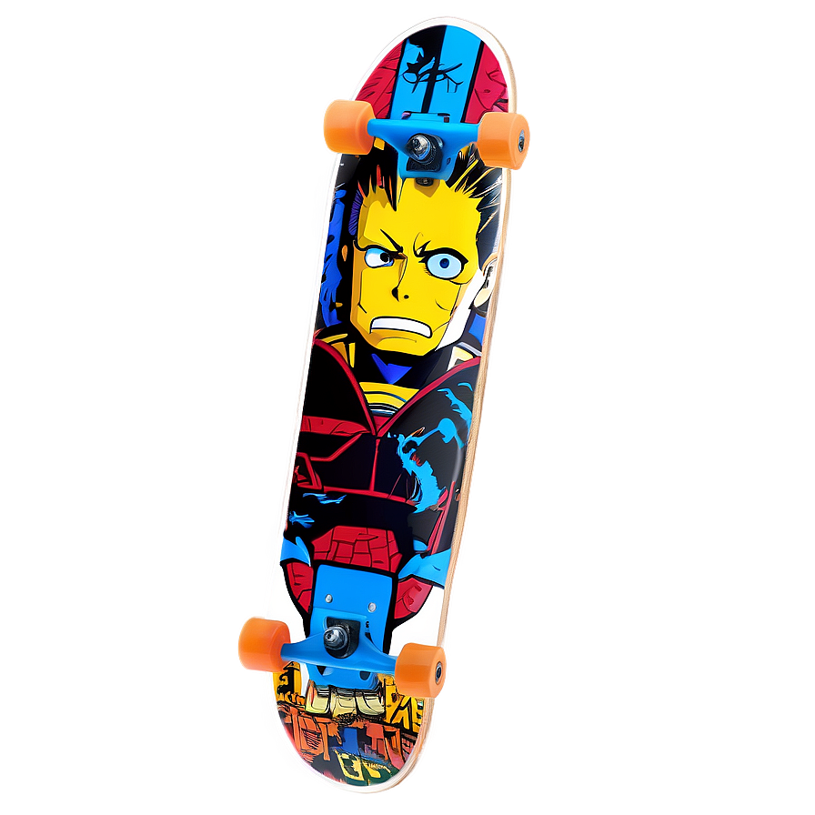 Anime Skateboard Deck Picture Png 06282024 PNG Image