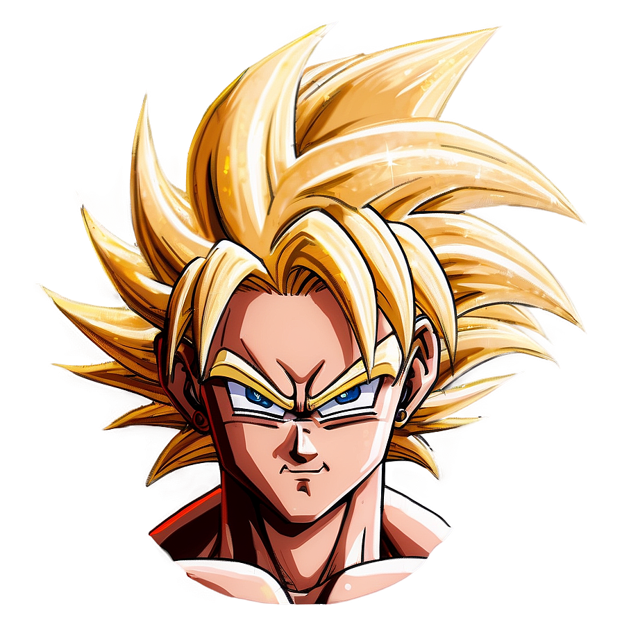 Anime Super Saiyan Hair Png Xst13 PNG Image