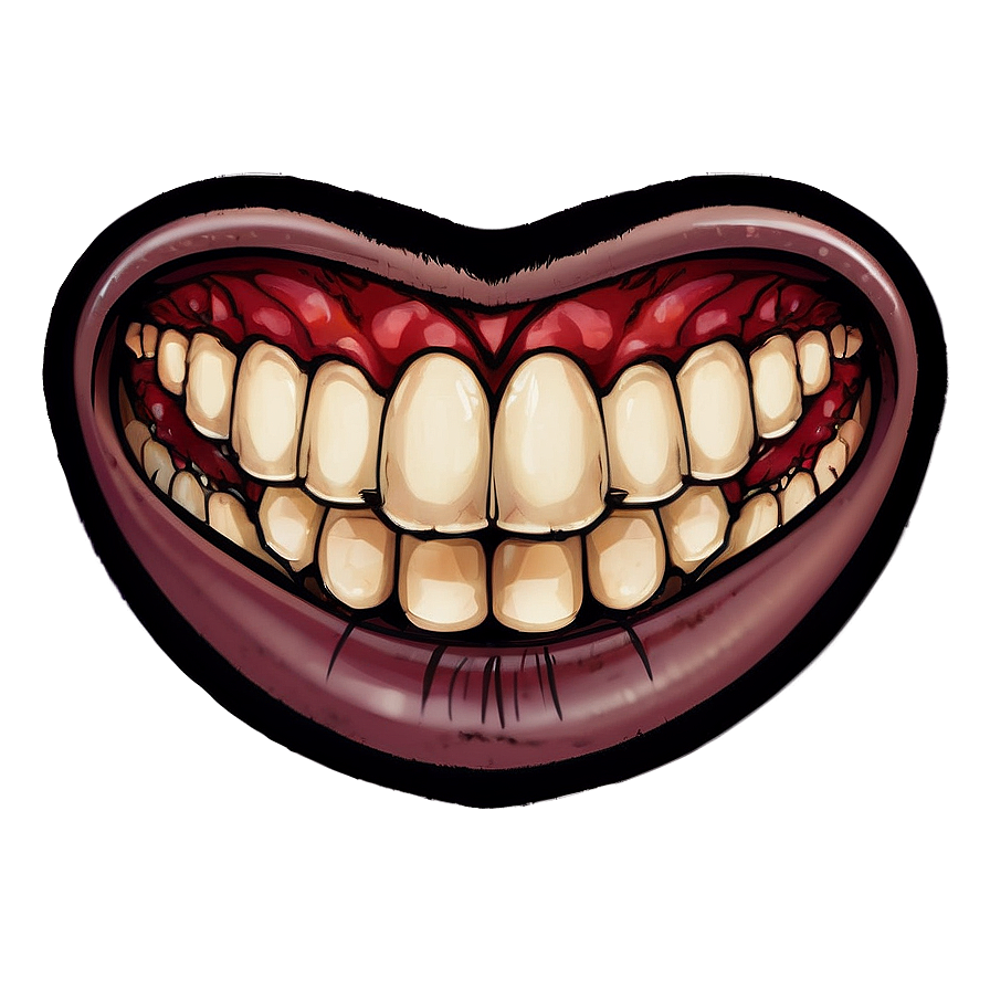 Anime Vampire Mouth Png Ich52 PNG Image