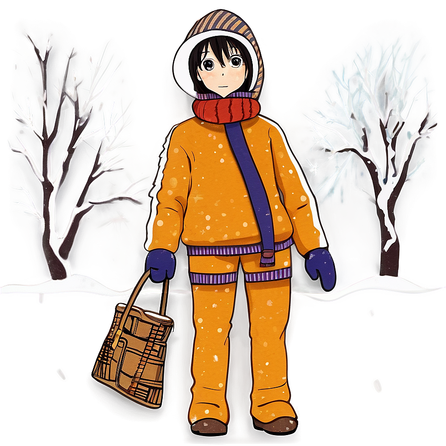 Anime Winter Scenes Png 9 PNG Image