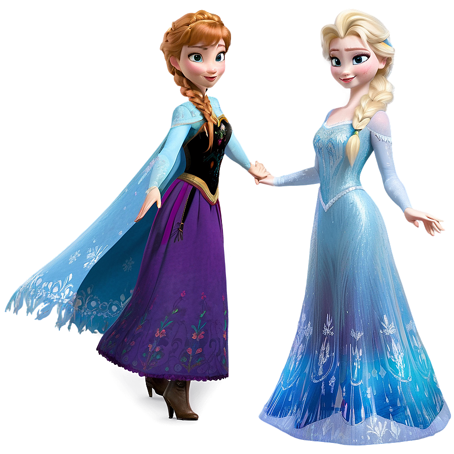 Anna And Elsa Frozen Png Imt PNG Image