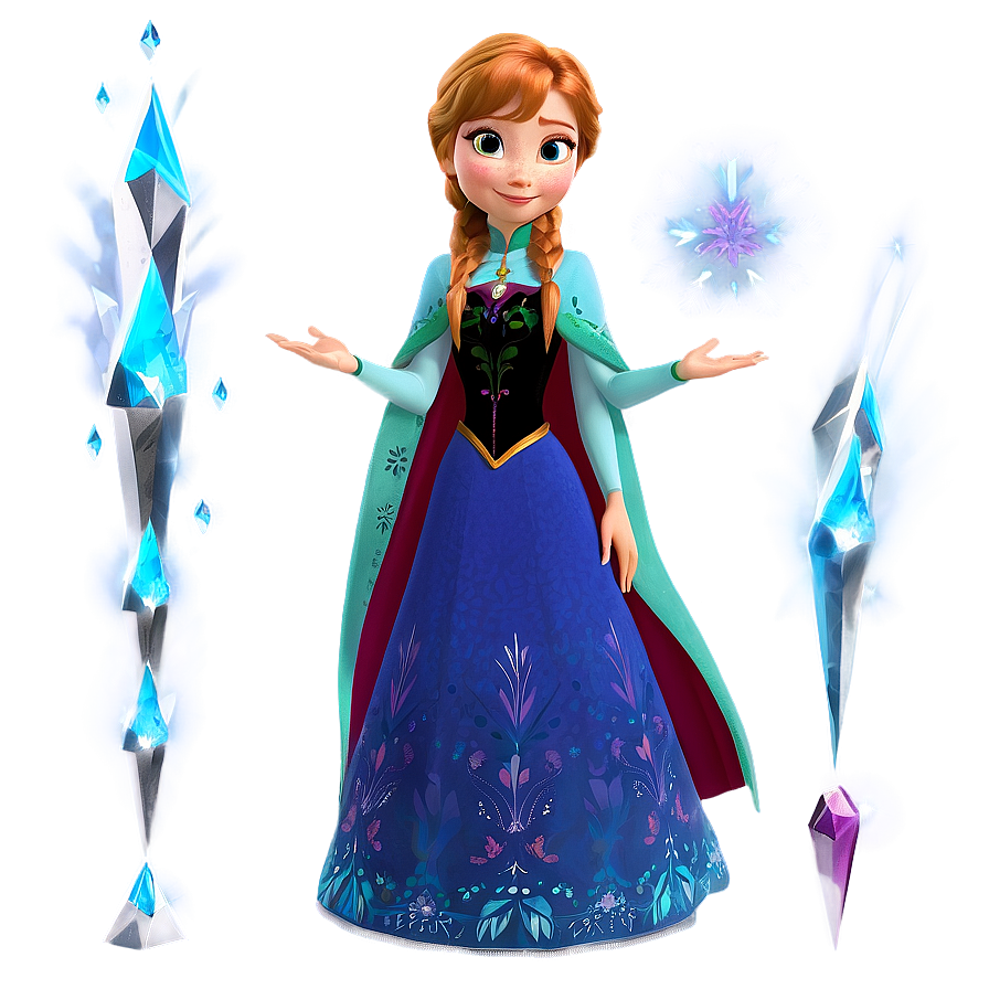 Anna Magical Powers Frozen 2 Png Hiu PNG Image