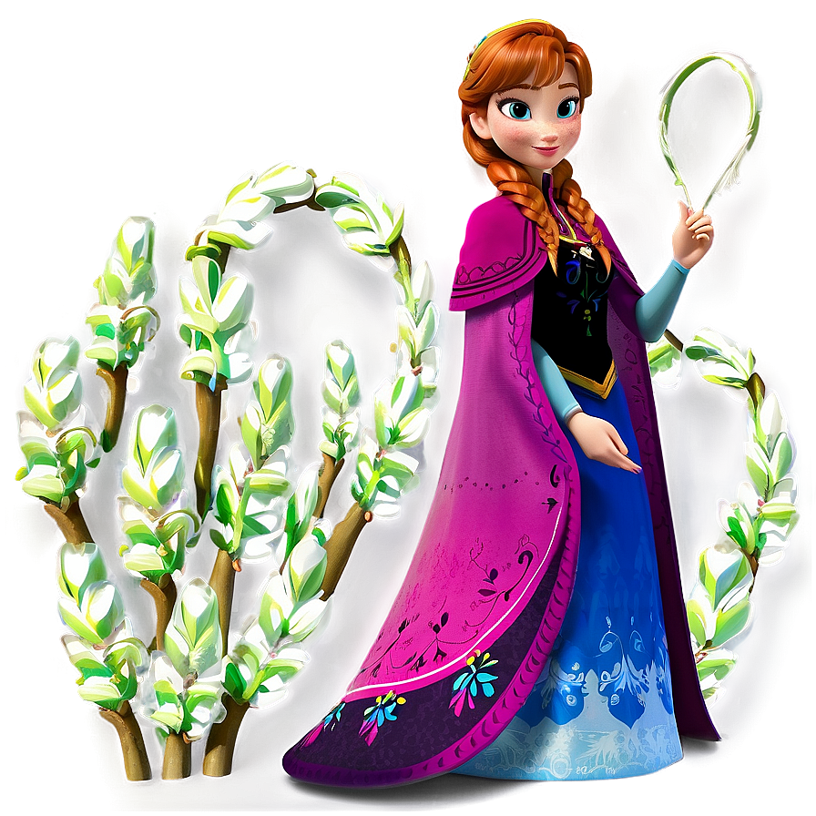 Anna's Brave Heart Frozen Png Fku PNG Image