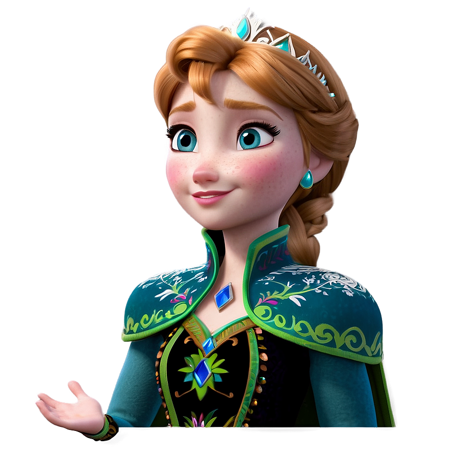 Anna's Coronation Frozen 2 Png 21 PNG Image