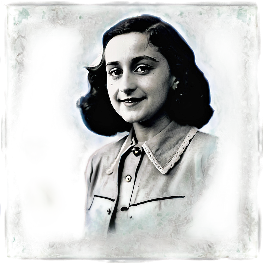 Anne Frank Portrait Png Ijk86 PNG Image