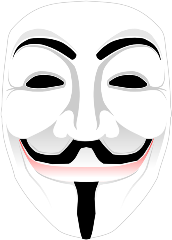 Anonymous Mask Graphic PNG Image