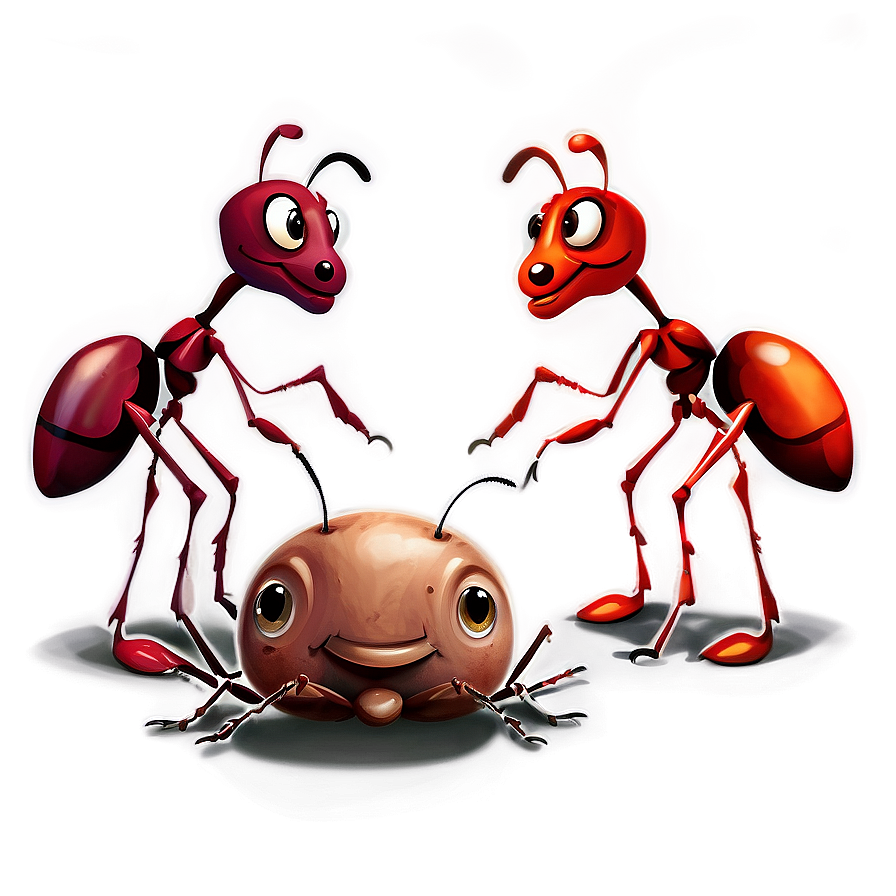 Ant Conversation Cartoon Png 36 PNG Image