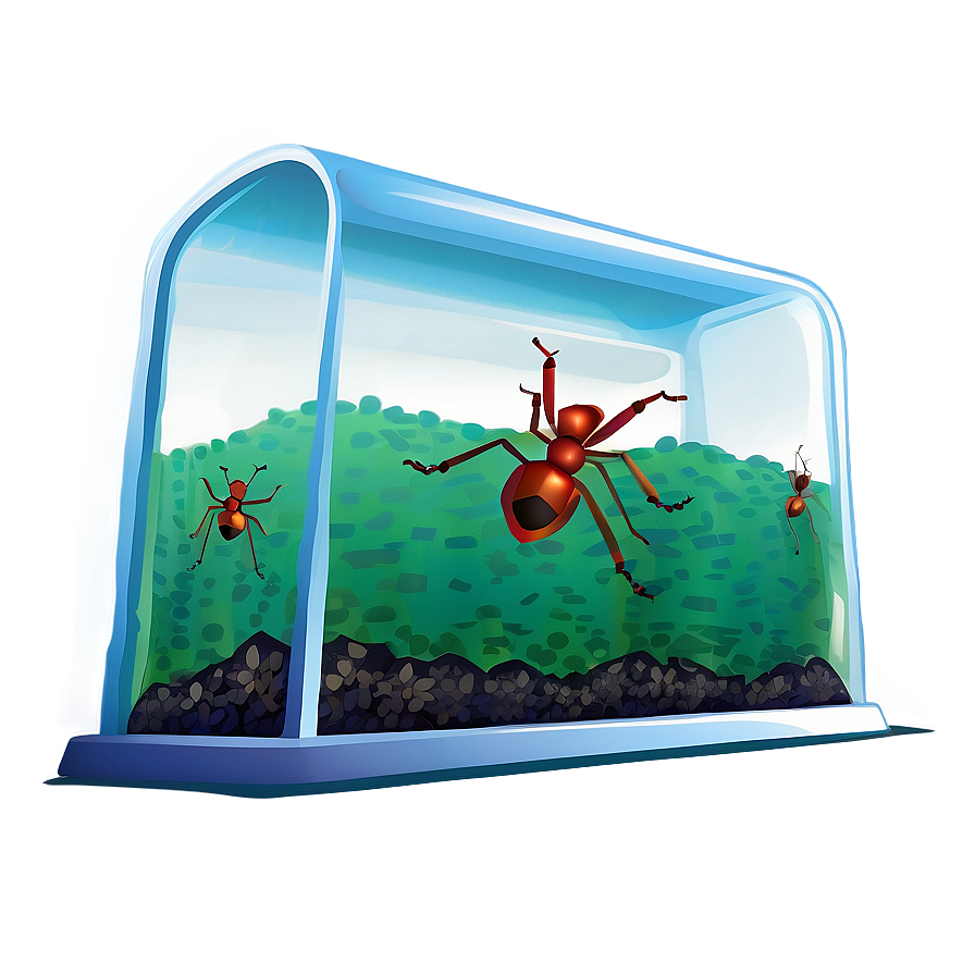 Ant Farm Illustration Png Bom PNG Image