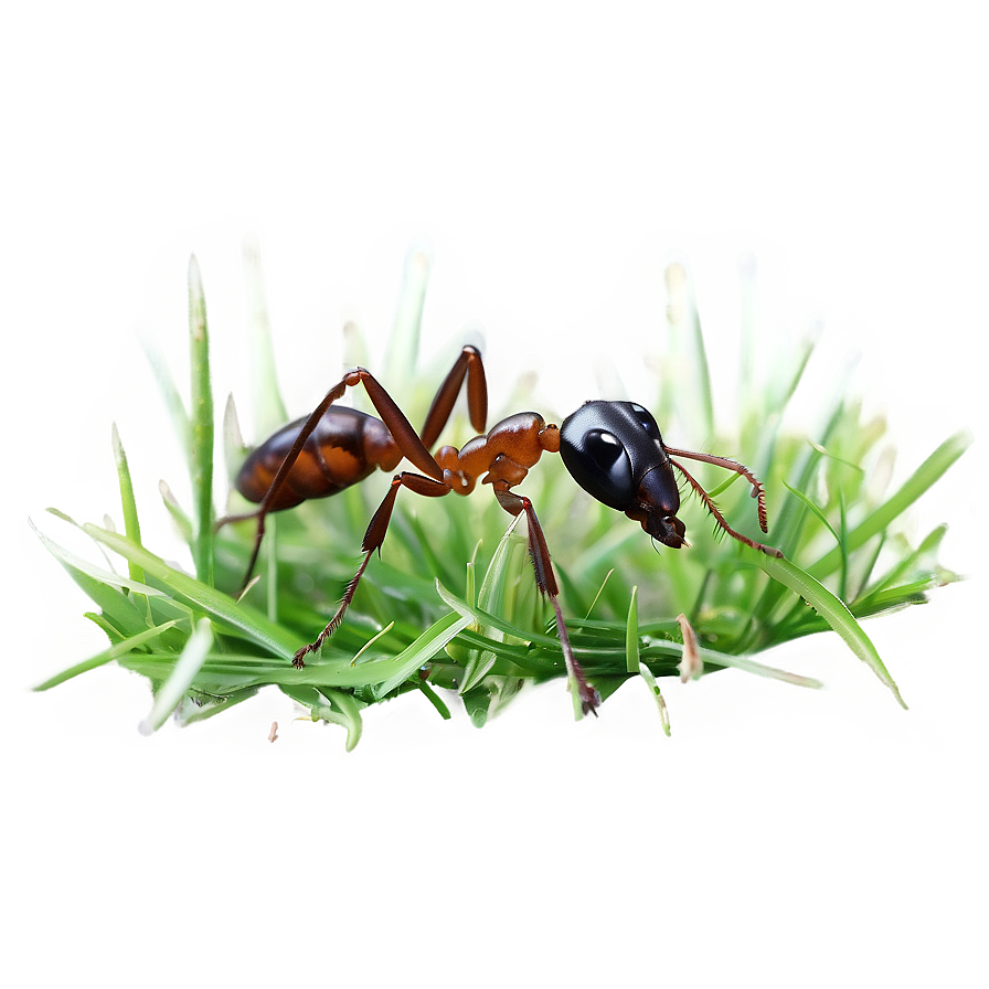 Ant In Grass Photo Png 2 PNG Image