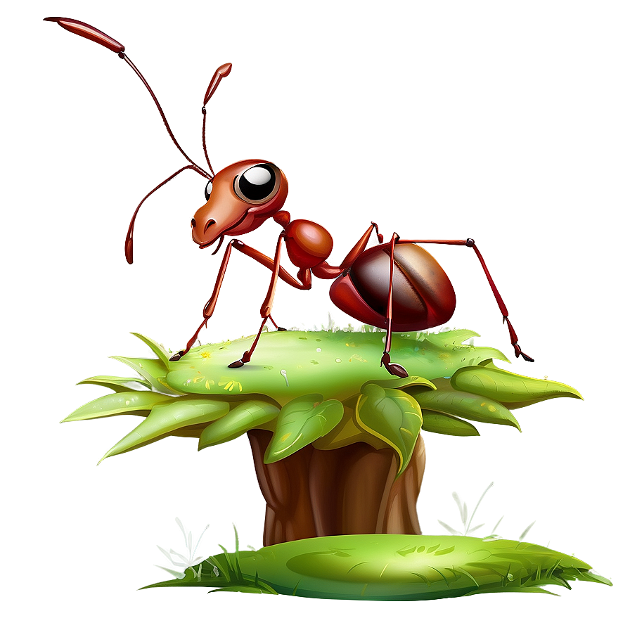 Ant In Nature Scene Png Skv PNG Image