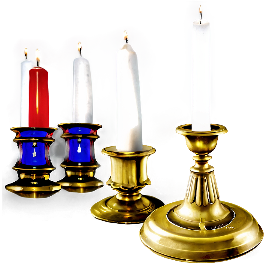 Antique Brass Candlestick Png 06262024 PNG Image