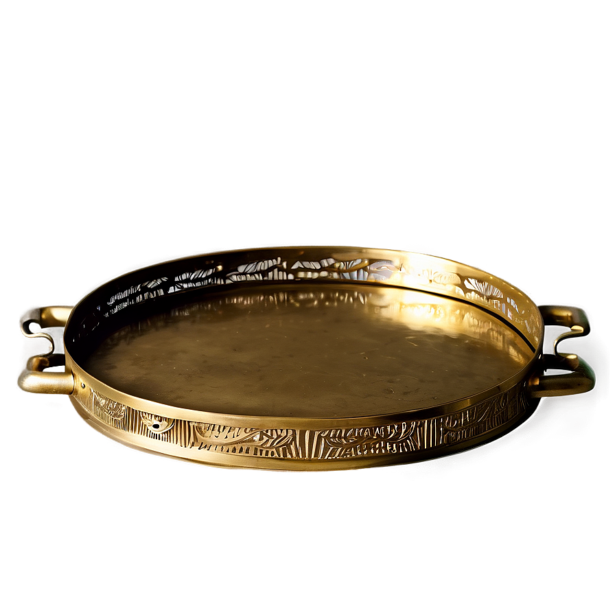 Antique Brass Tray Png Nhw PNG Image