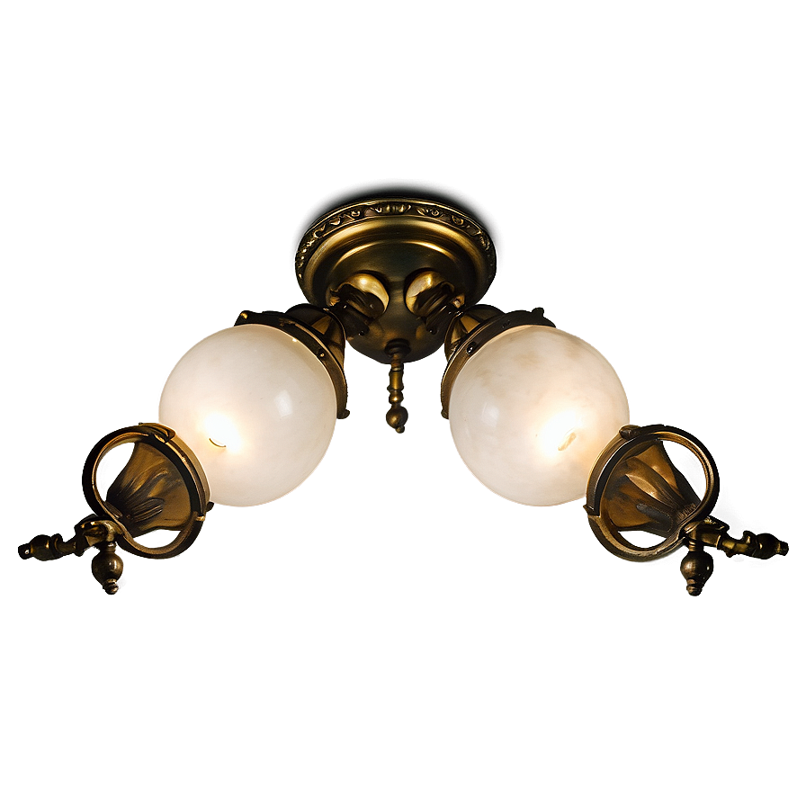 Antique Ceiling Light Png Qtf PNG Image