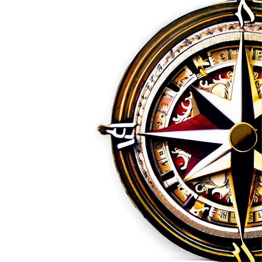 Antique Compass Rose Png 05042024 PNG Image