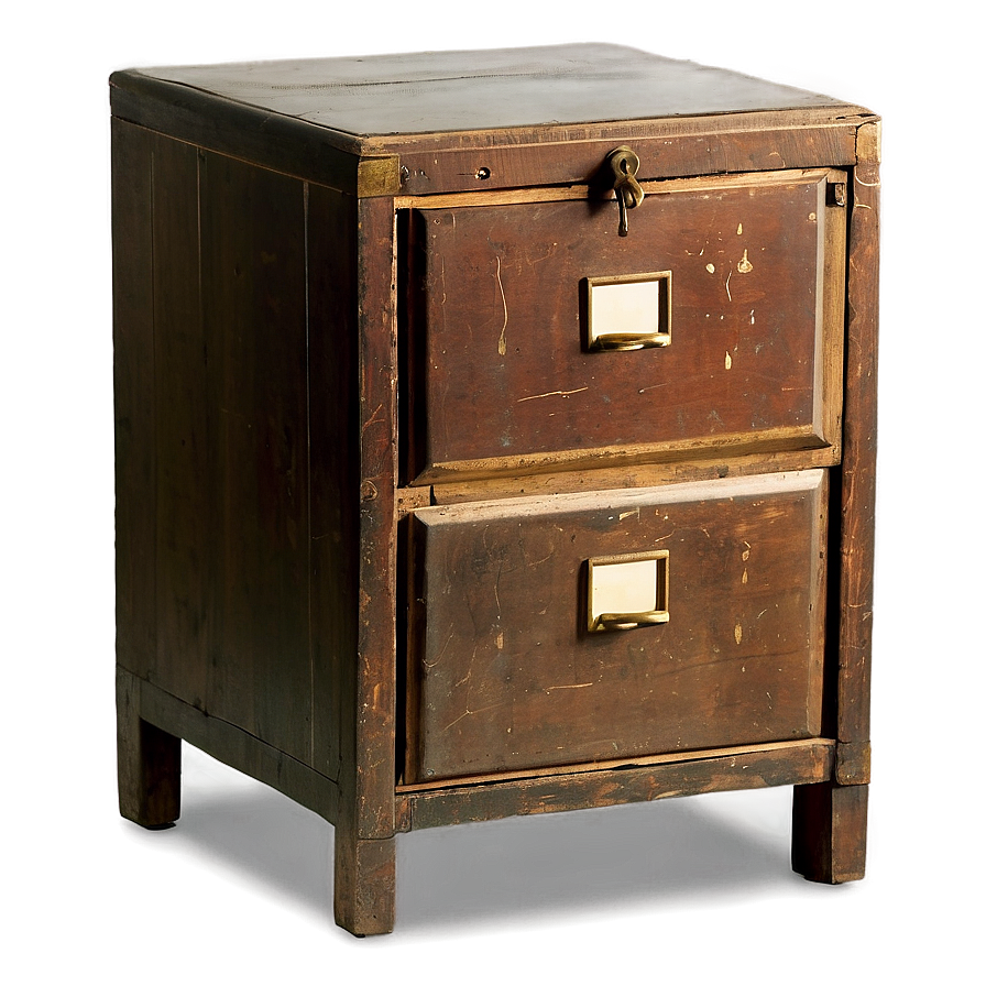 Antique Filing Cabinet Png 53 PNG Image