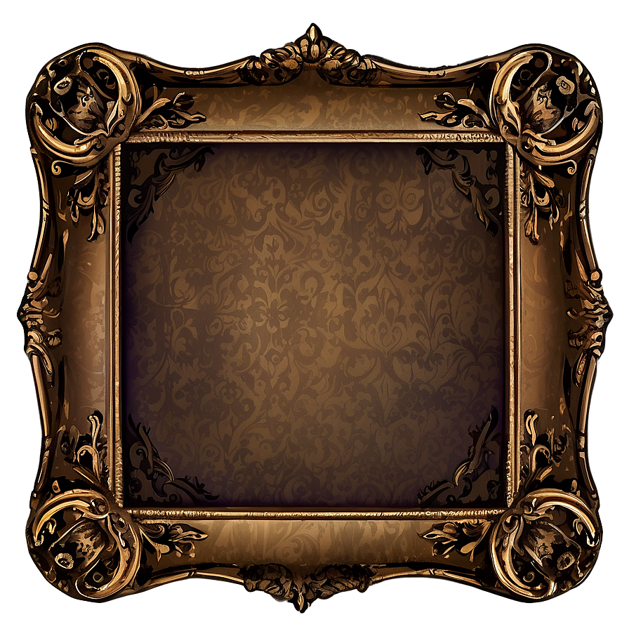 Antique Frame Illustration Png 66 PNG Image