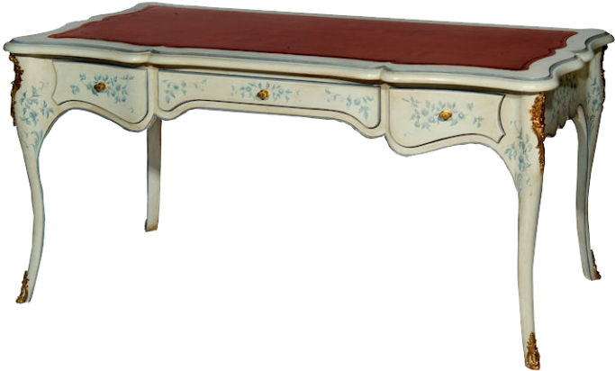 Antique French Style Dressing Table PNG Image