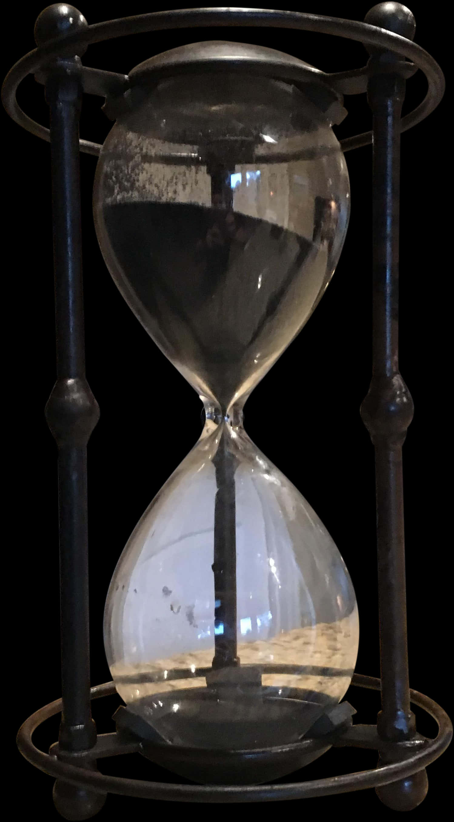 Antique Hourglass Timepiece.jpg PNG Image