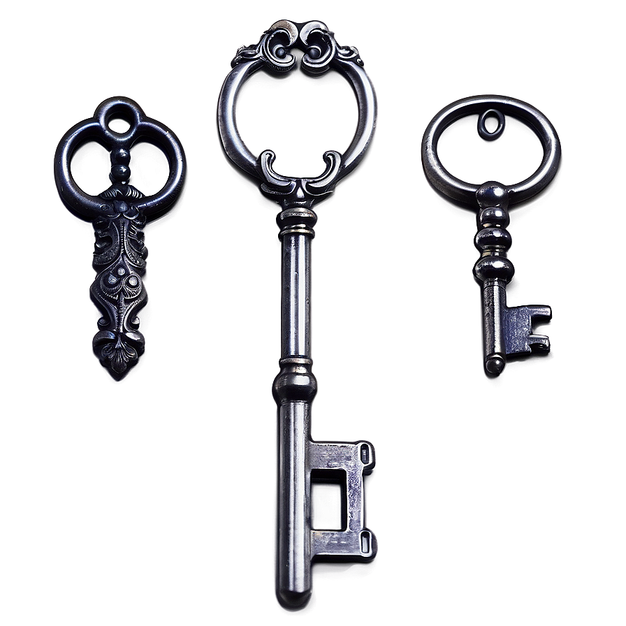 Antique Keys Png 05242024 PNG Image