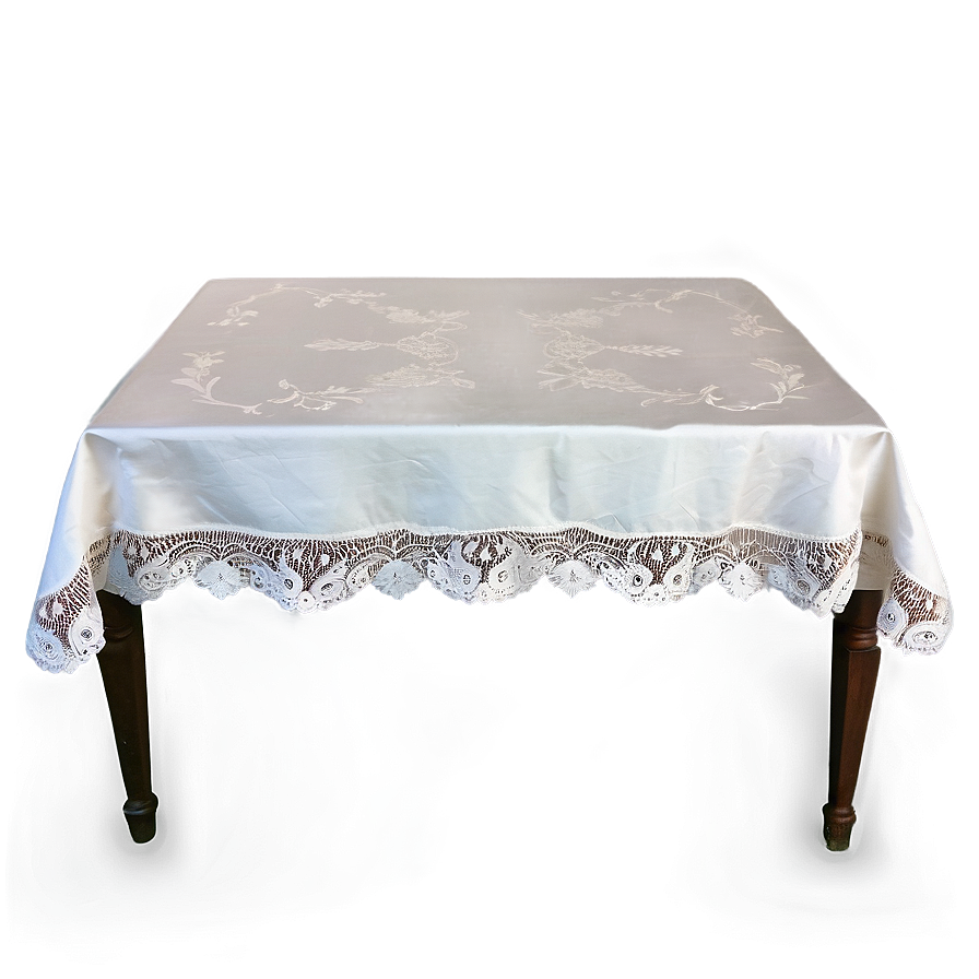 Antique Lace Table Cloth Png Foj PNG Image