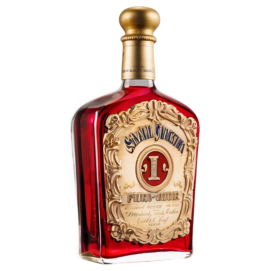 Antique Liquor Bottle Collectible Png Hpg26 PNG Image