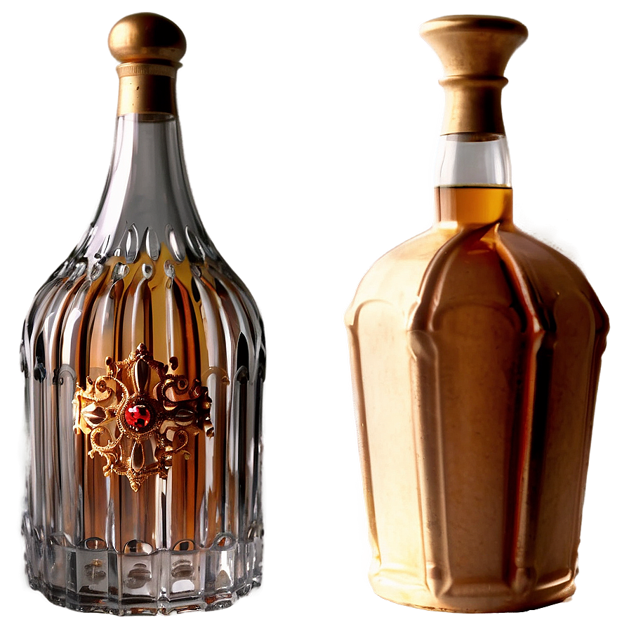 Antique Liquor Bottles Png Ymb17 PNG Image