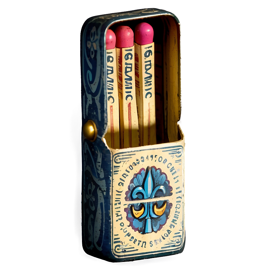 Antique Matchbox Treasure Png 12 PNG Image