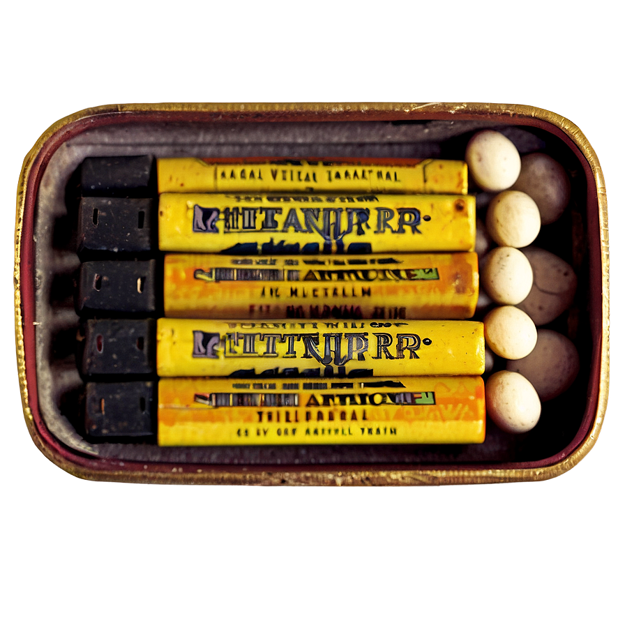 Antique Matchbox Treasure Png Ioj PNG Image